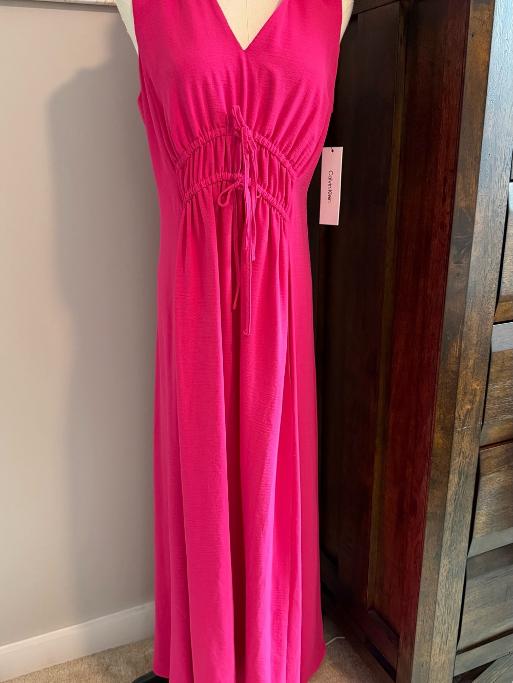 Calvin Klein Pink Maxi Dress- NWT